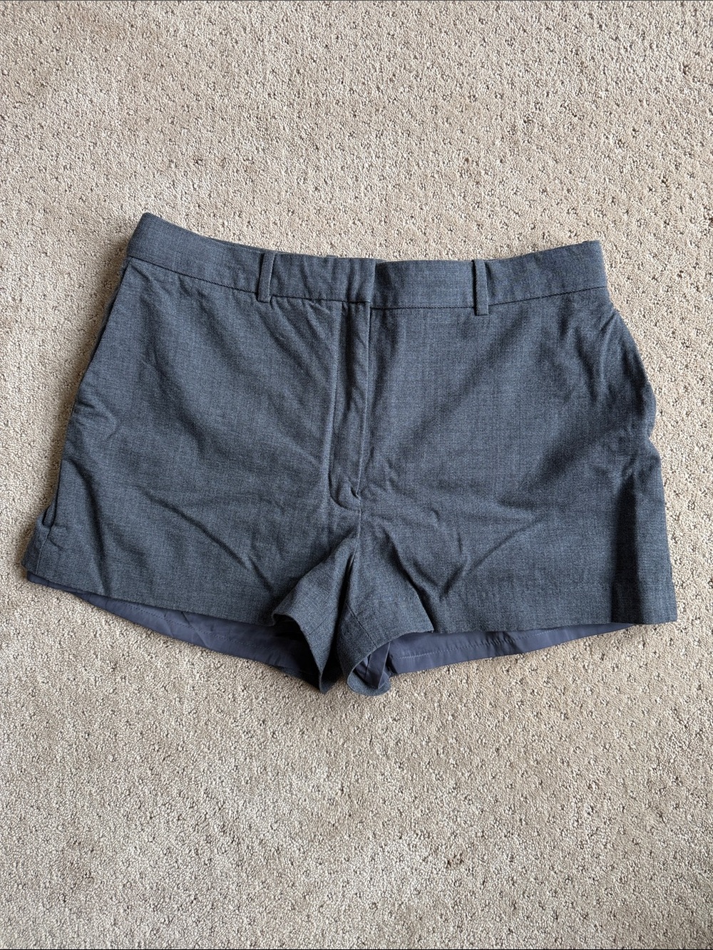 Aritzia Babaton High-Waist Tailored Shorts, Charcoal, Sz 14